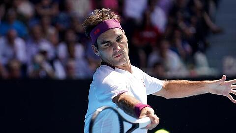 Steht in Melbourne im Halbfinale: Roger Federer.