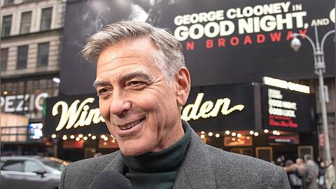 George Clooney wird bald auf der Broadway-Bühne stehen.