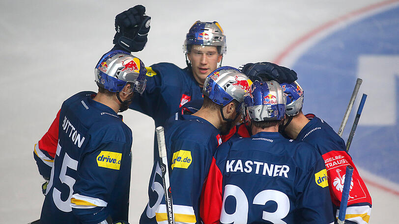 Der EHC Red Bull München siegt im Derby gegen Augsburg.