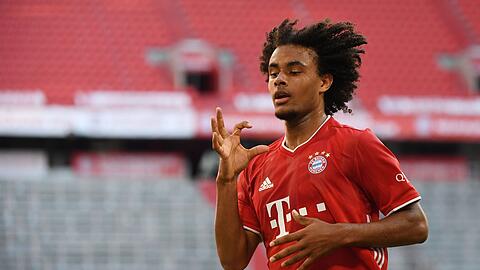Joshua Zirkzee, Spieler bei FC Bayern München.