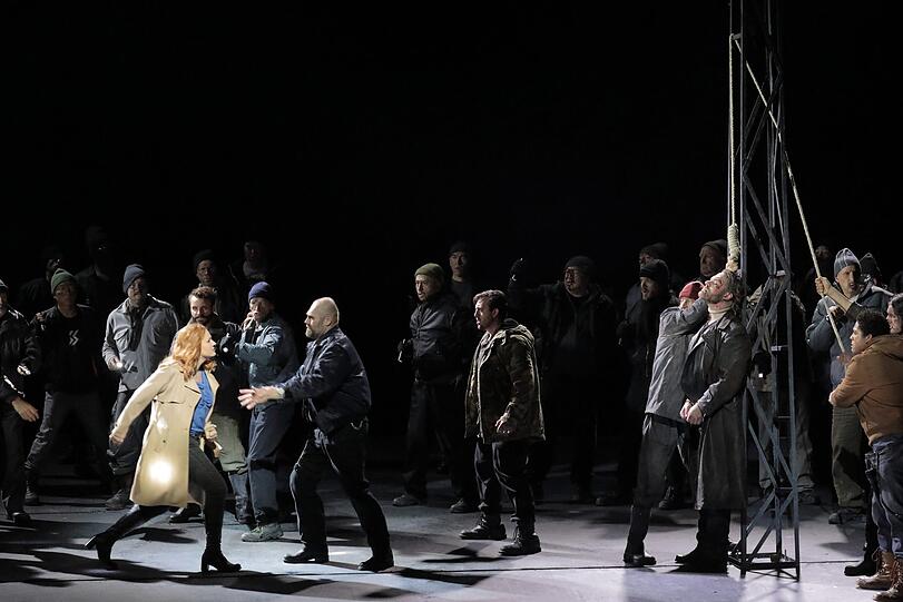 "La fanciulla del West" im Nationaltheater.