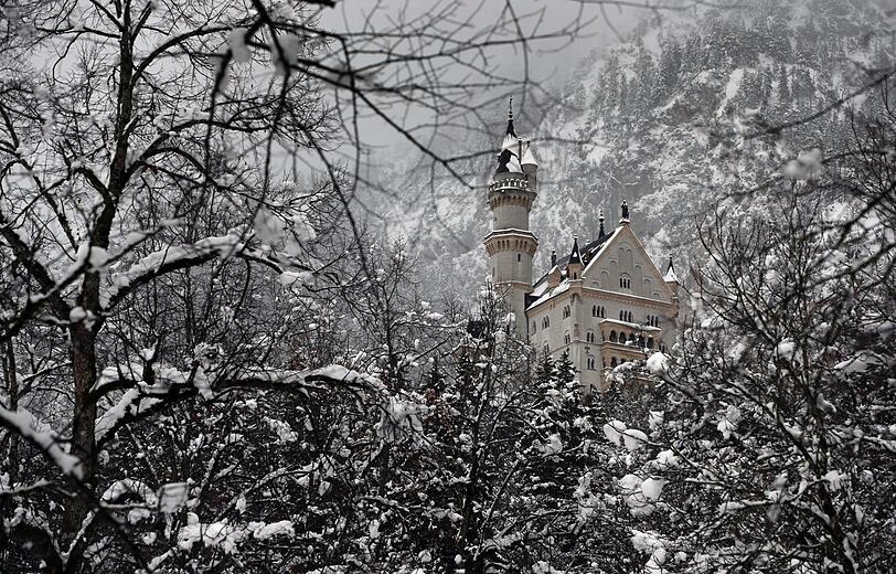 Auch hier hat der Winter Bayern fest im Griff.