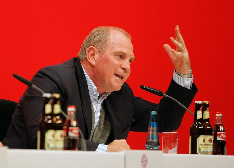 "Was glaubt Ihr, wer Euch finanziert": Uli Hoeneß.