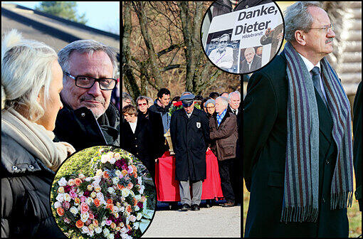 Dieter Hildebrandts Beerdigung - Die Bilder der bewegenden Trauerfeier.