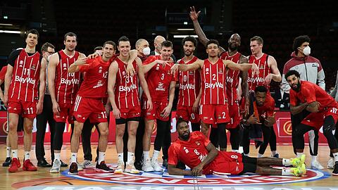 Stehen als erste deutsche Mannschaft überhaupt in den Euroleague-Playoffs: Die Basketballer des FC Bayern.