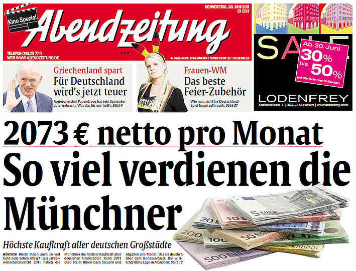 Jahres-Rückblick: Rückblick: Das Jahr 2011 in AZ-Schlagzeilen - München - Abendzeitung München