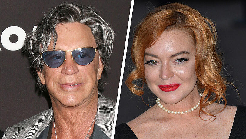 Mickey Rourke und Lindsay Lohan werden Co-Stars Mickey Rourke und Lindsay Lohan werden Co-Stars