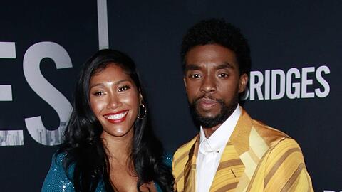 Chadwick Boseman und seine Ehefrau Taylor Simone Ledward. Die beiden heirateten kurz vor seinem Tod.