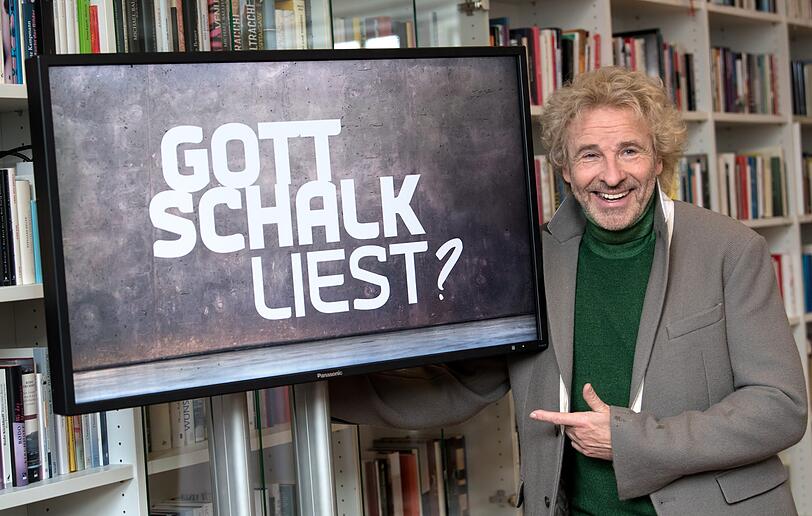 Thomas Gottschalk präsentiert &bdquo;Gottschalk liest?&ldquo; im Literaturhaus.