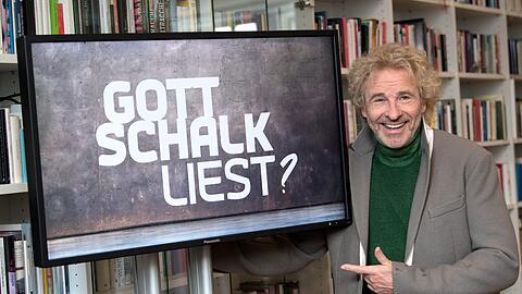 Thomas Gottschalk präsentiert &bdquo;Gottschalk liest?&ldquo; im Literaturhaus.