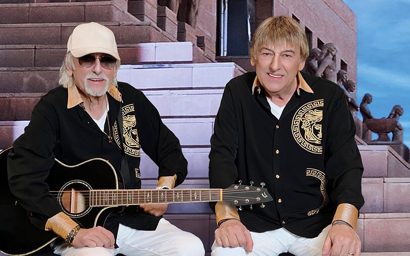 Die Amigos Karl-Heinz (links) und Bernd Ulrich haben für 2027 ihren Live-Abschied angekündigt, sie wollen aber weiterhin regelmäßig Musik aufnehmen. Ihr neues Album ist "Cleopatra" gewidmet. Die Amigos Karl-Heinz (links) und Bernd Ulrich haben für 2027 ihren Live-Abschied angekündigt, sie wollen aber weiterhin regelmäßig Musik aufnehmen. Ihr neues Album ist "Cleopatra" gewidmet.