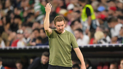 Bundestrainer Deutschland Julian Nagelsmann beim Nations-League-Halbfinale in der Allianz Arena München.