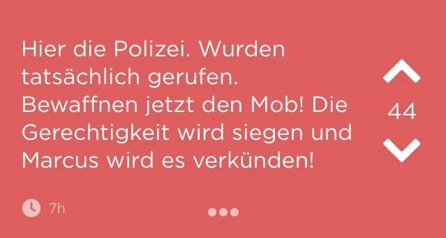 Aufmunternd kreativ kommentieren die Jodel-User.