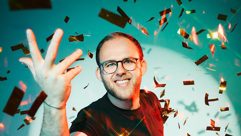 Der Kabarettist Sven Bensmann.