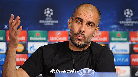 Hatte bei der Pressekonferenz vor dem Rückspiel gegen den FC Porto eine besondere Botschaft: Bayern-Trainer Pep Guardiola.
