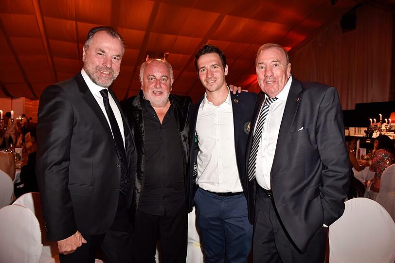 Clemens Tönnies, Robert Lübenoff, Felix Neureuther und Frank Fleschenberg