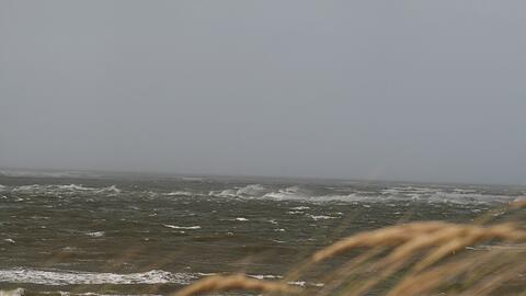 Der erste Herbststurm erreicht Norderney.