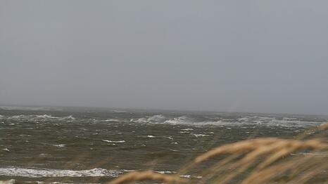Der erste Herbststurm erreicht Norderney.