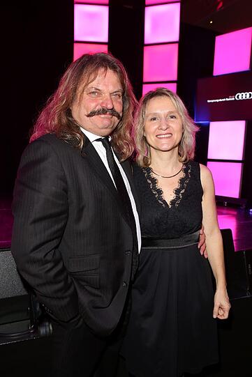 Leslie Mandoki mit Ehefrau Eva
