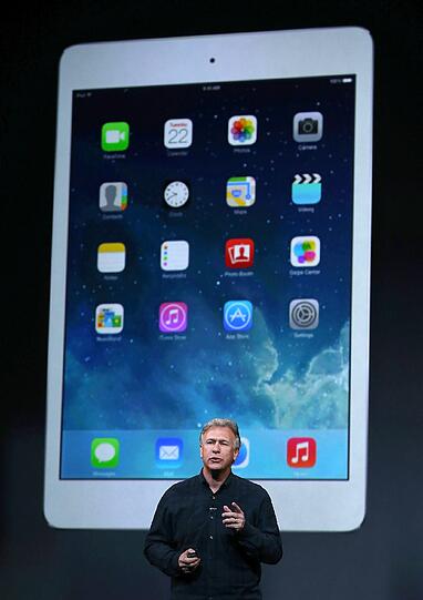 Am Dienstag stellte Apple sein erneuertes iPad vor. Weil es nur 450 Gramm wiegt erhält es den Beinamen Air.
