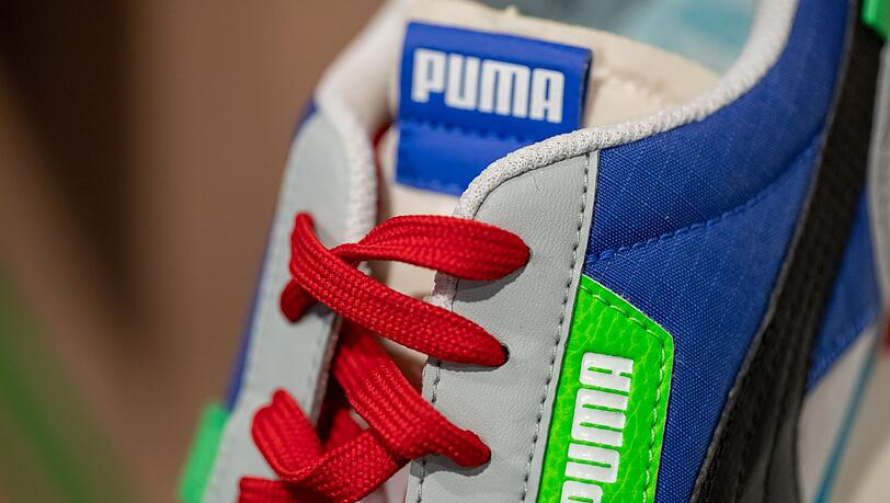 Ein Schuh des Sportartikelherstellers Puma.