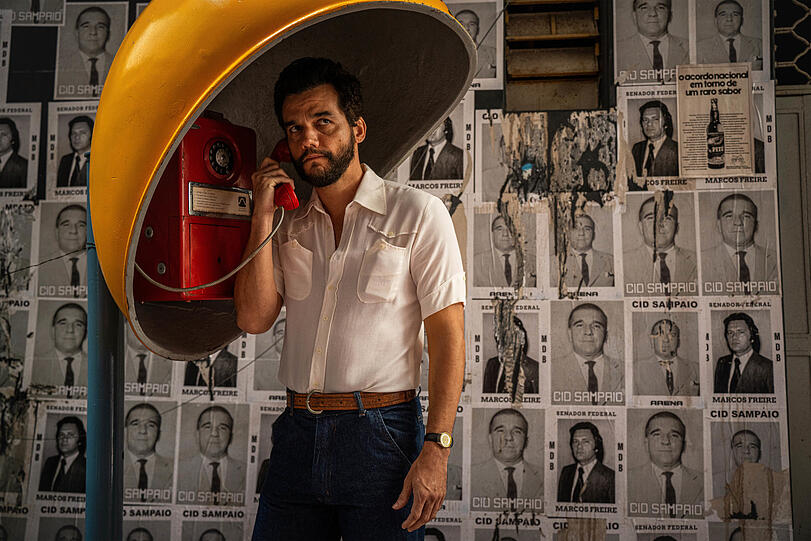 Liegt auch hoch im Kurs: Wagner Moura im brasilianischen Film „O agente secreto“.