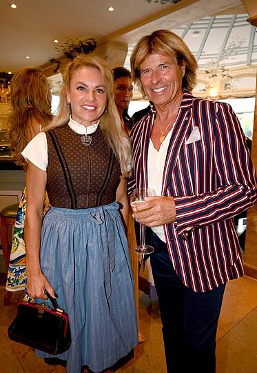 Team Blond: Christine Neubauer und Hansi Hinterseer.