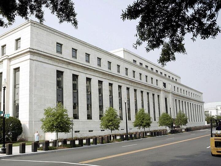 Das Gebäude der US-amerikanischen Notenbank Federal Reserve in Washington.