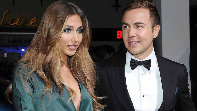 Heimliche Heirat: Mario Götze und Ann-Kathrin Brömmel. Heimliche Heirat: Mario Götze und Ann-Kathrin Brömmel.