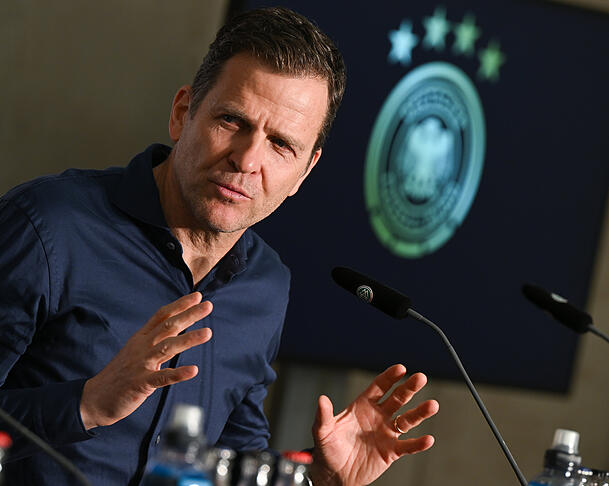 Oliver Bierhoff, DFB-Geschäftsführer Nationalmannschaften und Akademie. (Archivbild) Oliver Bierhoff, DFB-Geschäftsführer Nationalmannschaften und Akademie. (Archivbild)