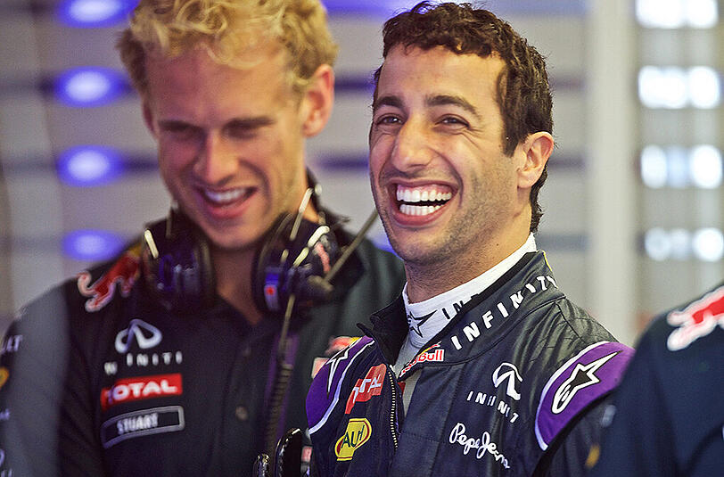 Gute Miene zu bösem Spiel: Daniel Ricciardo.