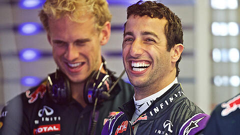 Gute Miene zu bösem Spiel: Daniel Ricciardo.