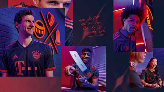 Das neue Champions-League-Trikot des FC Bayern in der Saison 2022/23.