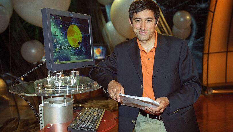 2002: Ranga Yogeshwar war viele Jahre lang das Gesicht von "Quarks & Co". 2002: Ranga Yogeshwar war viele Jahre lang das Gesicht von "Quarks & Co".