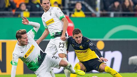 Im Topspiel des 25. Bundesliga-Spietags treffen Borussia Mönchengladbach und Borussia Dortmund aufeinander.