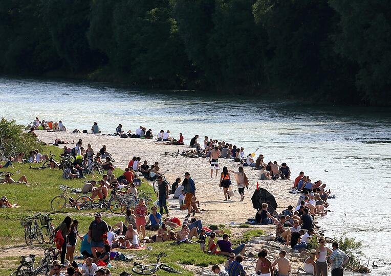 Vor wenigen Tagen war hier aber noch alles überschwemmt.