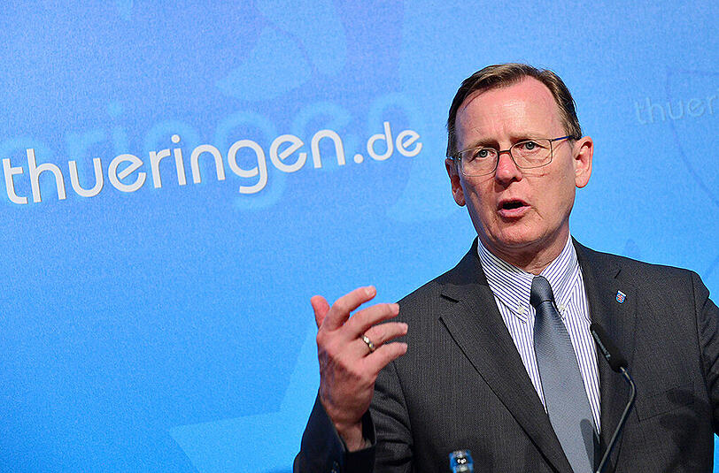 Thüringens Regierungschef Bodo Ramelow (Linke): "Es ist egal, ob Friese, Sorbe, Sinti, Katholik, Protestant, Hindu, Atheist, Veganer, Radfahrer oder Moslem. Denn all das sagt nichts über die Fähigkeit und Persönlichkeit."