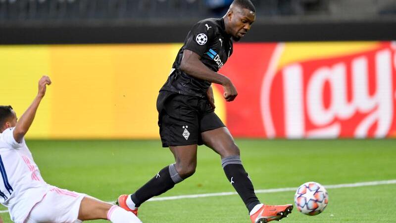 Marcus Thuram brachte Gladbach mit zwei Toren in Führung. Marcus Thuram brachte Gladbach mit zwei Toren in Führung.