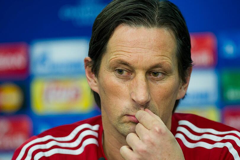Leverkusen-Trainer Roger Schmidt war nach dem Ausscheiden aus der Championsleague ziemlich angefressen.