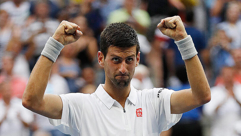 Im Finale der US Open: Titelverteidiger und Weltranglistenerster Novak Djokovic.