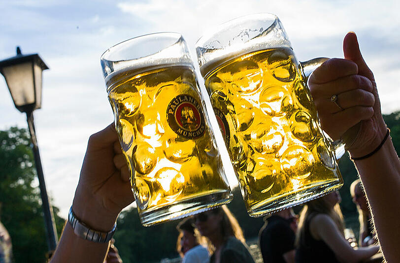 Am Wochenende wird's nochmal richtig schön: Biergartenwetter bis zu 25 Grad!