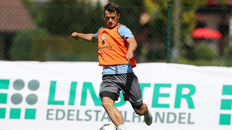 Eric Weeger beim Trainingsspiel.