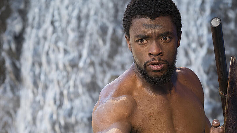 T'Challa bzw. Black Panther (Chadwick Boseman) ist nicht unverwundbar.