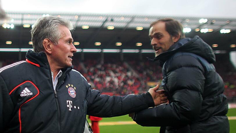 Ein Bild aus vergangenen Tagen: Jupp Heynckes (l.) und Thomas Tuchel (damals noch Trainer bei Mainz) im Februar 2013.