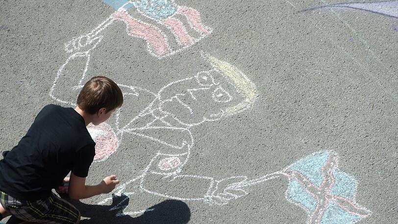 Mit der Aktion machten sich die Münchner für eine dauerhaft autofreie Sendlinger Straße stark.