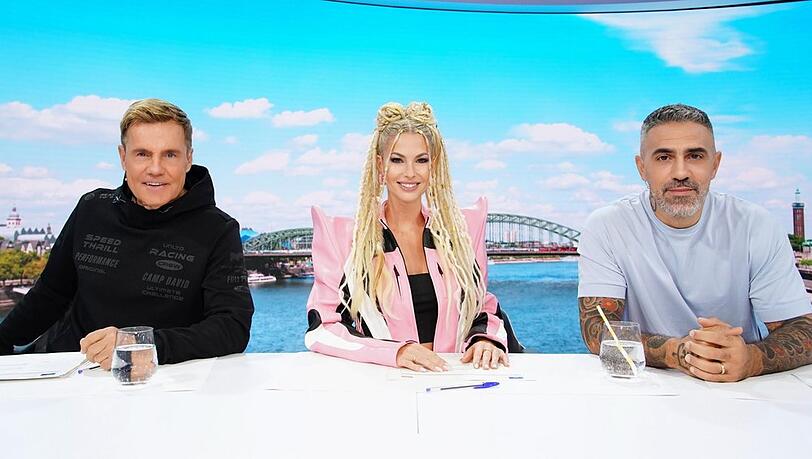 Dieter Bohlen (li.) hat mit Isi Gl&uuml;ck und Anis Ferchichi (Bushido) zwei neue "DSDS"-Juroren an seiner Seite.