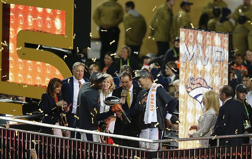 Die Denver Bronocs sind zum dritten Mal Super-Bowl-Champion geworden. Die Bilder der Feier.