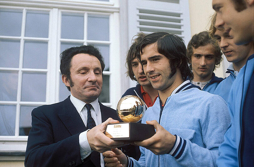 1970 Gerd Müller: Für Müller ist es das Jahr, was persönliche Erfolge angeht. Mit zehn Treffern wird er Torschützenkönig der WM in Mexiko, auch in der Bundesliga und Europa liegt er mit 38 Toren ganz vorne