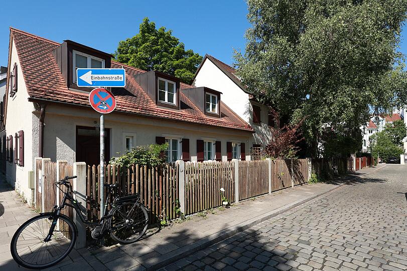 Idyllisches Untergiesing: Vorstadt-Flair an der Ecke zur Oberen Weidenstraße.