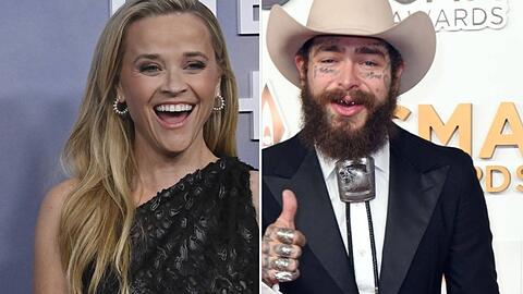 Reese Witherspoon würdigte das Jubiläum mit einem Bild von sich vor großer US-Fahne, Post Malone stand in New York City auf der Bühne. Reese Witherspoon würdigte das Jubiläum mit einem Bild von sich vor großer US-Fahne, Post Malone stand in New York City auf der Bühne.